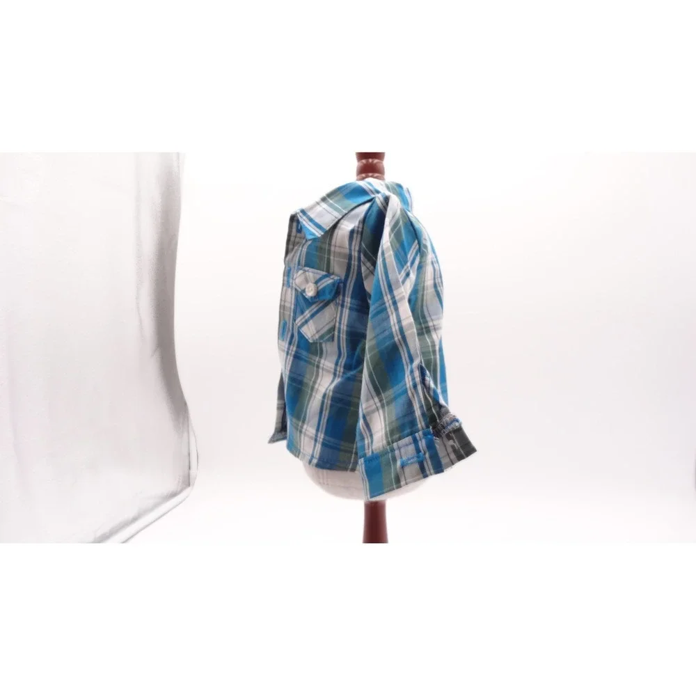 American Girl Doll Logan Outfit‎ Plaid Button Down Shirt and Denim Pants